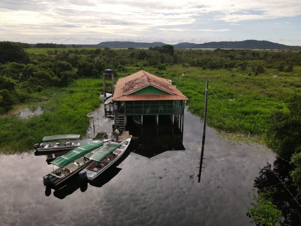 A base da Rebio do Guaporé antes de ser atacada 