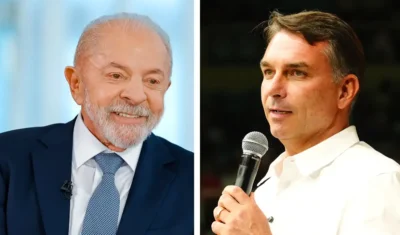 Lula Oficial e Charles Vieira/Campanha Flávio Bolsonaro